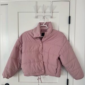 Wild Fable Light Pink Puffer Jacket